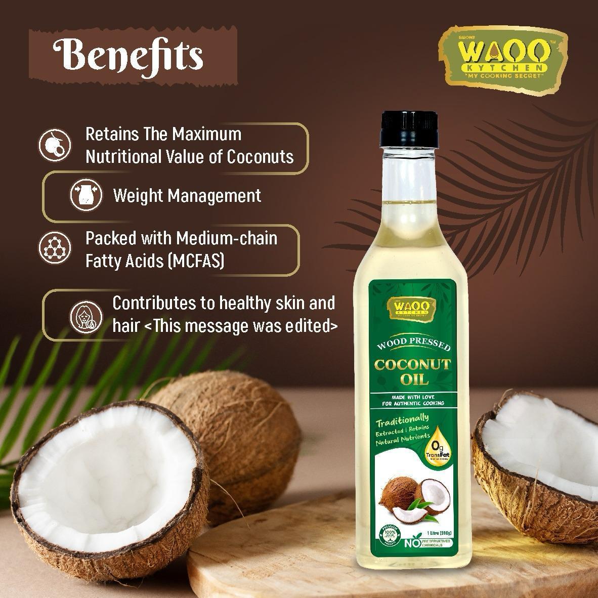 Wood Pressed Coconut Oil