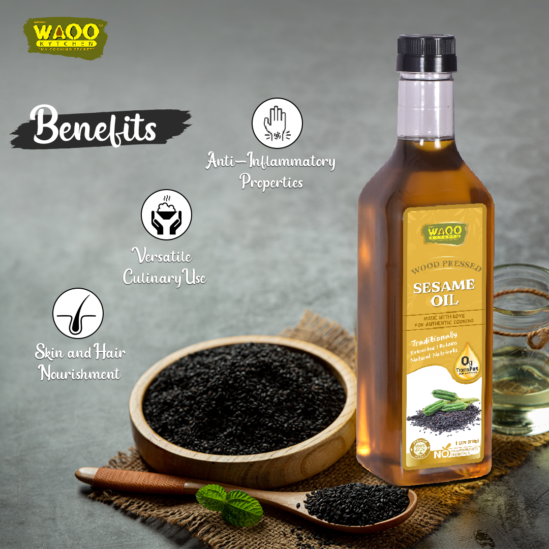 Wood Pressed Sesame Oil